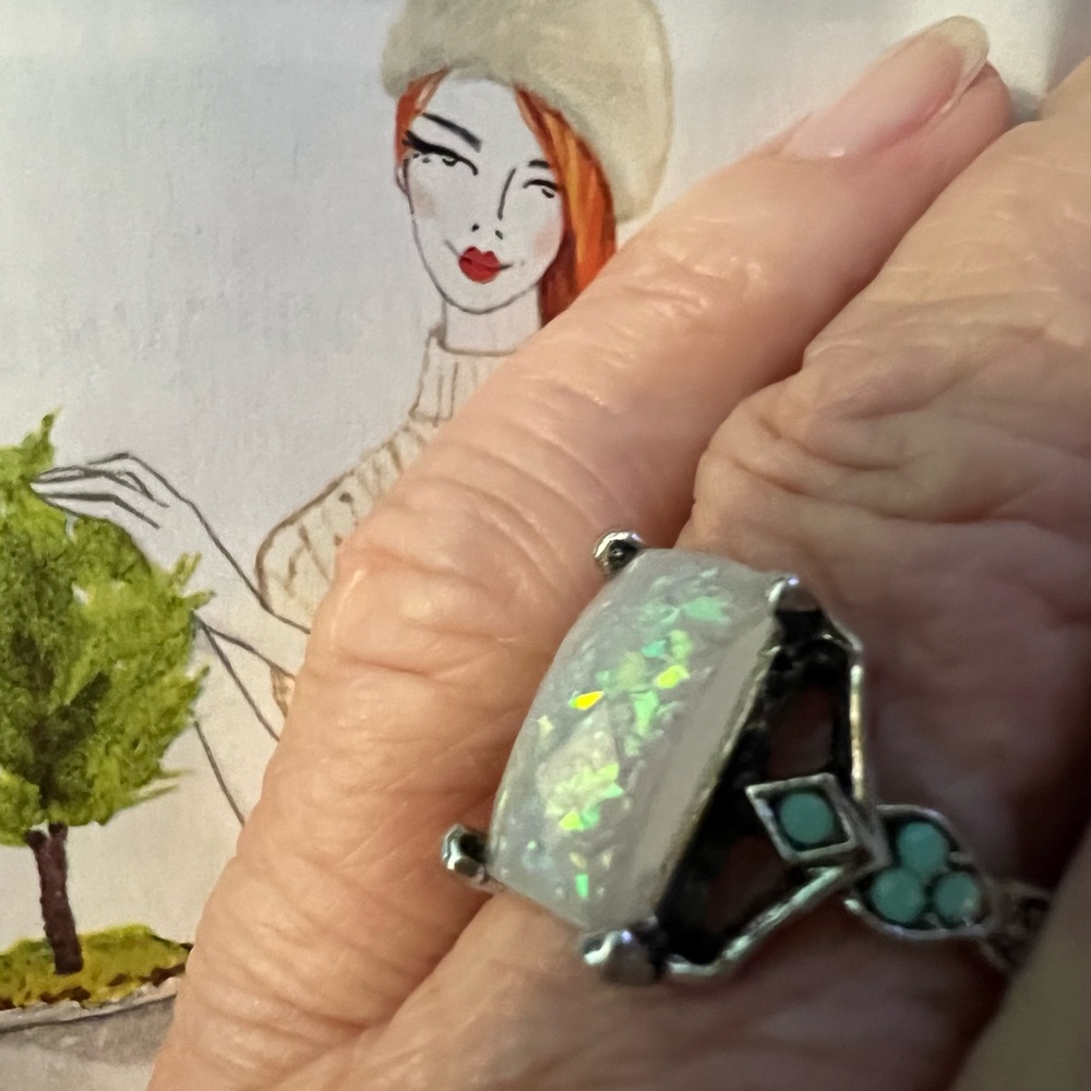 Fire Opal Ring - image 3